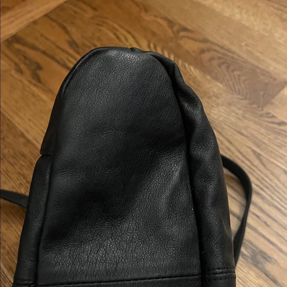 Giana Bernini Black Leather Shoulder Bag - Picture 4 of 13